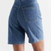 Evermind dongeri shorts - Ocean blue - økologisk bomull » Etiske og økologiske klær » Grønt Skift