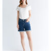 Evermind Mom Shorts - Lapis Blue - økologisk bomull » Etiske og økologiske klær » Grønt Skift