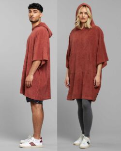 Unisex frotté poncho - kobber » Etiske og økologiske klær » Grønt Skift