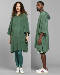 Unisex frotté poncho - grønn » Etiske og økologiske klær » Grønt Skift