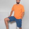 Blå cargoshorts i joggebuksestoff » Etiske og økologiske klær » Grønt Skift