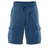 Blå cargoshorts i joggebuksestoff » Etiske og økologiske klær » Grønt Skift