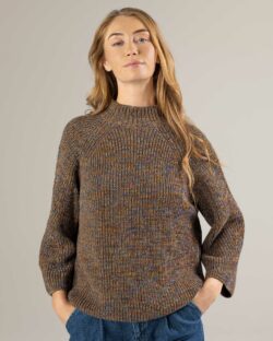 Melert strikket genser - 100 % økologisk bomull » Etiske og økologiske klær » Grønt Skift
