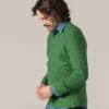 Grønn ullgenser med v-hals » Etiske og økologiske klær » Grønt Skift