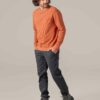 Rustoransje ribbet genser » Etiske og økologiske klær » Grønt Skift