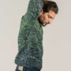 Grønn melert strikkegenser - økologisk ull og bomull » Etiske og økologiske klær » Grønt Skift