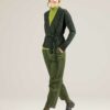 Skogsgrønn kimono cardigan - økologisk ull » Etiske og økologiske klær » Grønt Skift
