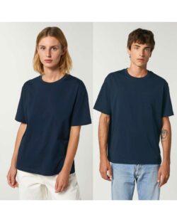 Mørkeblå unisex t-skjorte - 100 % økologisk bomull » Etiske og økologiske klær » Grønt Skift