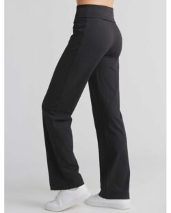 Løs og behagelig bukse med bredt midjebånd - svart » Etiske og økologiske klær » Grønt Skift