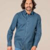 Denimblå skjorte - økologisk bomull » Etiske og økologiske klær » Grønt Skift