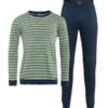 Mørkeblå pysj med stripete overdel » Etiske og økologiske klær » Grønt Skift