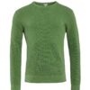 Gressgrønn finstrikket genser med rund hals » Etiske og økologiske klær » Grønt Skift