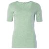 Pointelle t-skjorte - grønn/hvit » Etiske og økologiske klær » Grønt Skift
