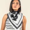 Svart og hvitt firkantet sjal » Etiske og økologiske klær » Grønt Skift
