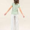 Hvit løs linbukse med lommer » Etiske og økologiske klær » Grønt Skift