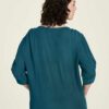 Sjøblå Ecovero bluse » Etiske og økologiske klær » Grønt Skift