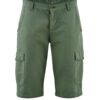 Grønn bermuda shorts - økologisk bomull og lin » Etiske og økologiske klær » Grønt Skift