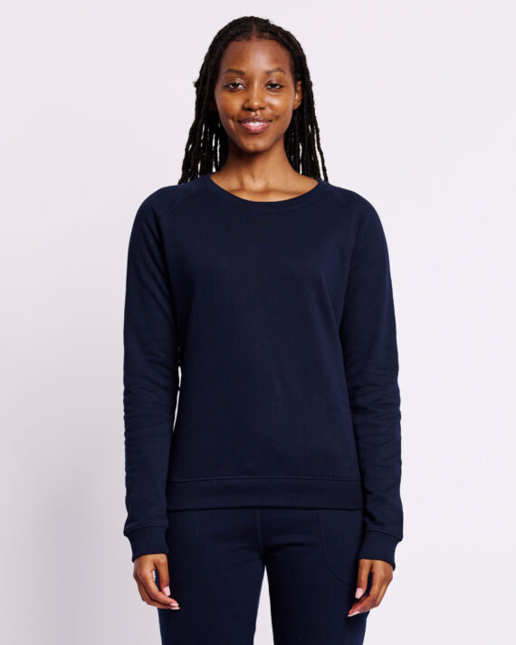 NEUTRAL-O63001-Unisex-Sweatshirt_Navy_FRONT_
