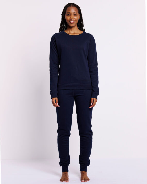 NEUTRAL-O83001-Ladies-Sweatshirt_Navy_FRONT1