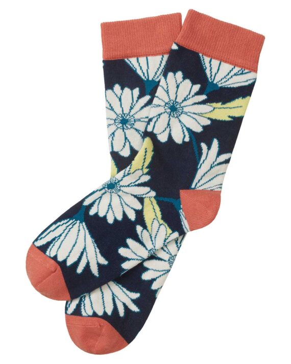 S25ACS03-coral-socken_summer_leafs