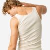 Naturhvit singlet til herre - 100 % økologisk bomull » Etiske og økologiske klær » Grønt Skift